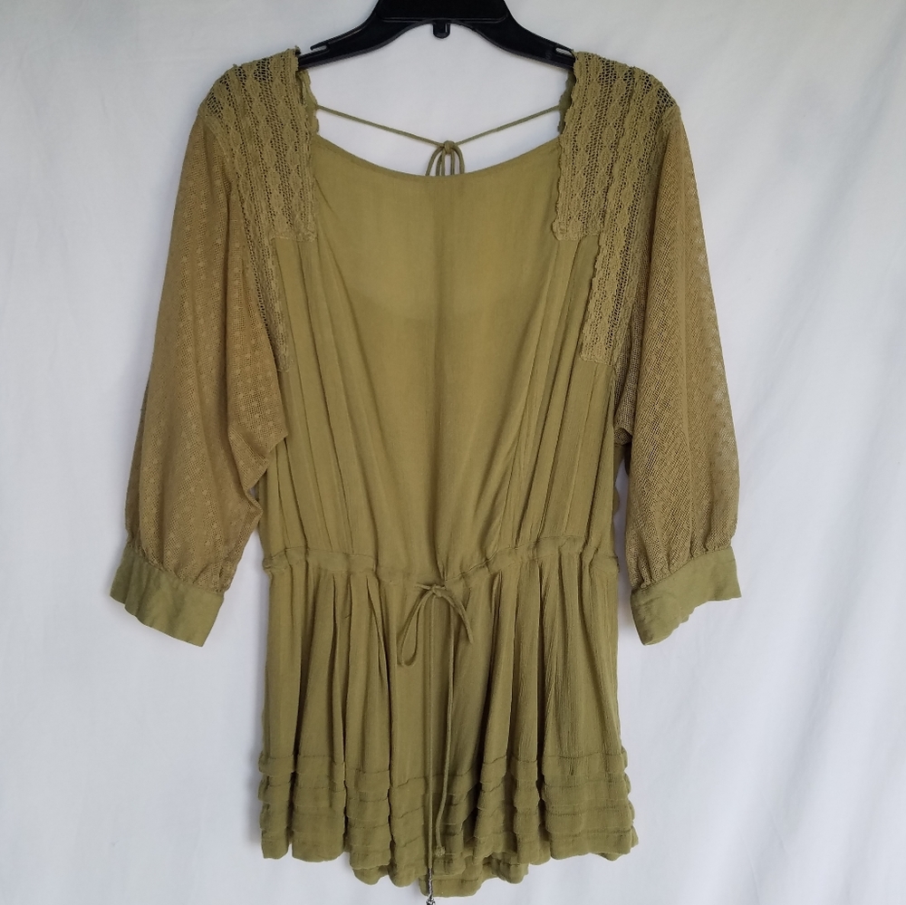 Free People Boho Gypsy Lace Swing Tunic - Picture 3 of 13